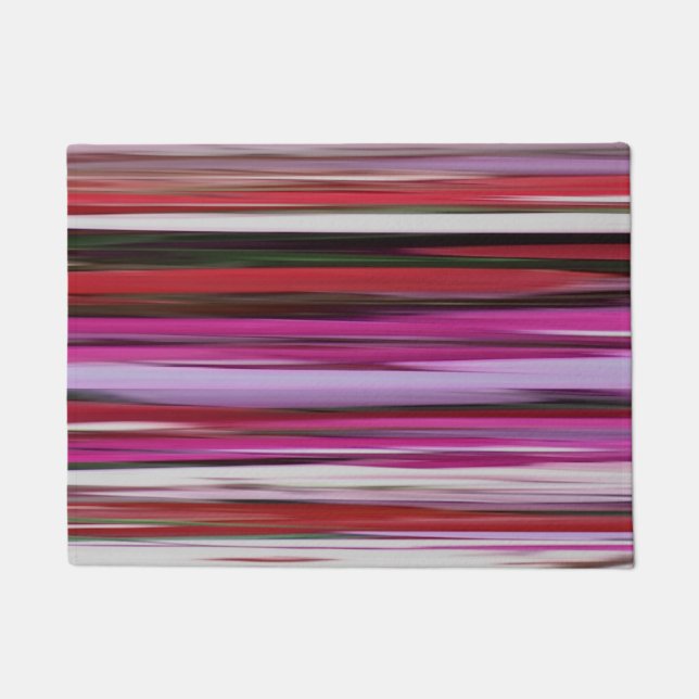 Abstract #2: Red blur Doormat (Front)