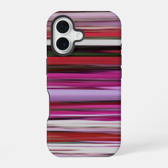 Abstract #2: Red blur iPhone 16 Case (Back)