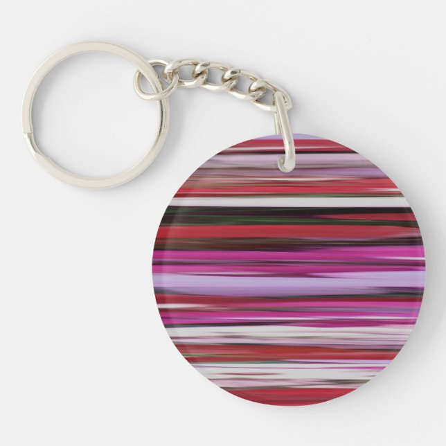 Abstract #2: Red blur Key Ring (Front)