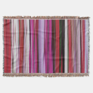 Abstract #2: Red blur Throw Blanket