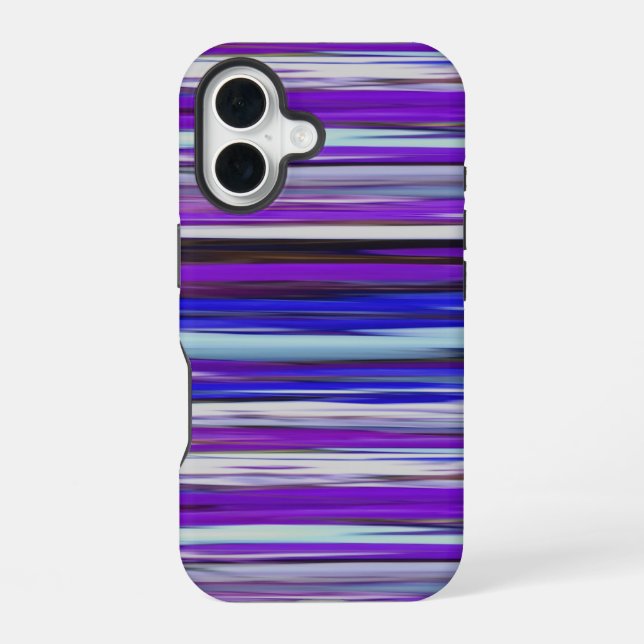 Abstract #2: Ultraviolet blur iPhone 16 Case (Back)