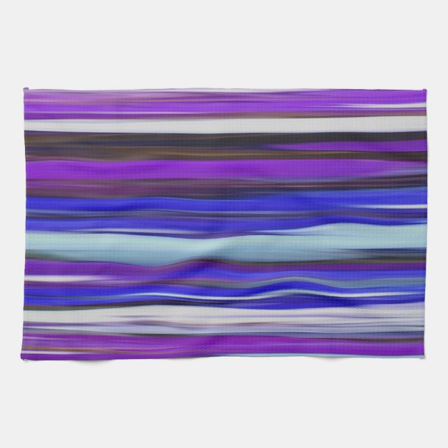 Abstract #2: Ultraviolet blur Tea Towel (Horizontal)