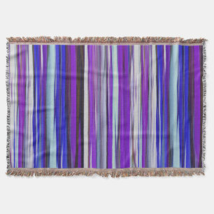 Abstract #2: Ultraviolet blur Throw Blanket