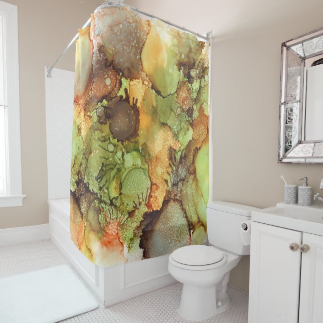 Abstract 31 shower curtain (In Situ)