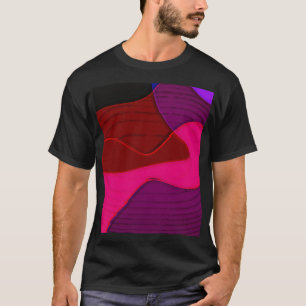 Abstract 328 - Purple Red Pink T-Shirt