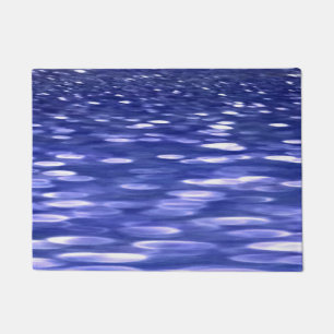 Abstract #3: Blue shimmer Doormat