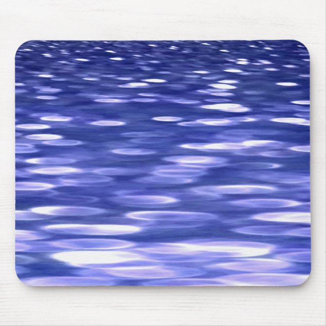 Abstract #3: Blue shimmer Mouse Mat (Front)