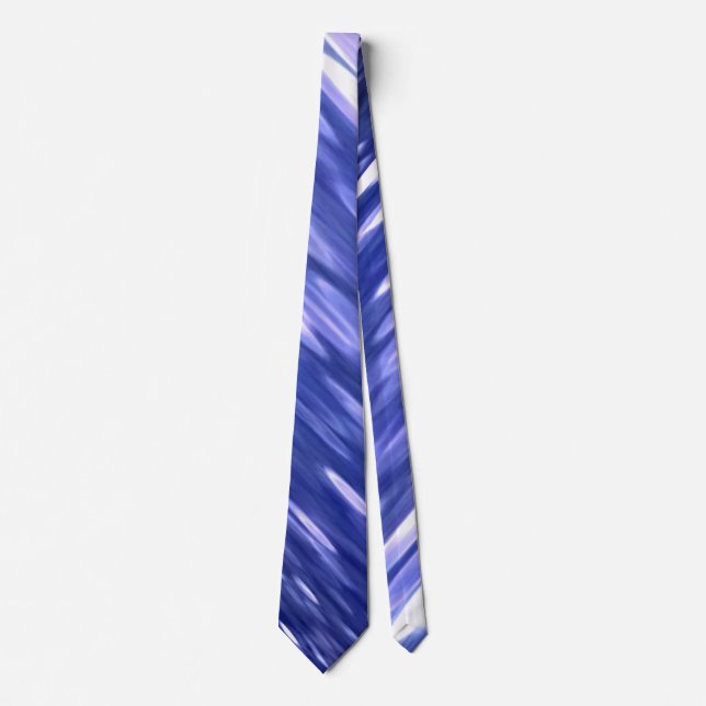 Abstract #3: Blue shimmer Tie (Front)