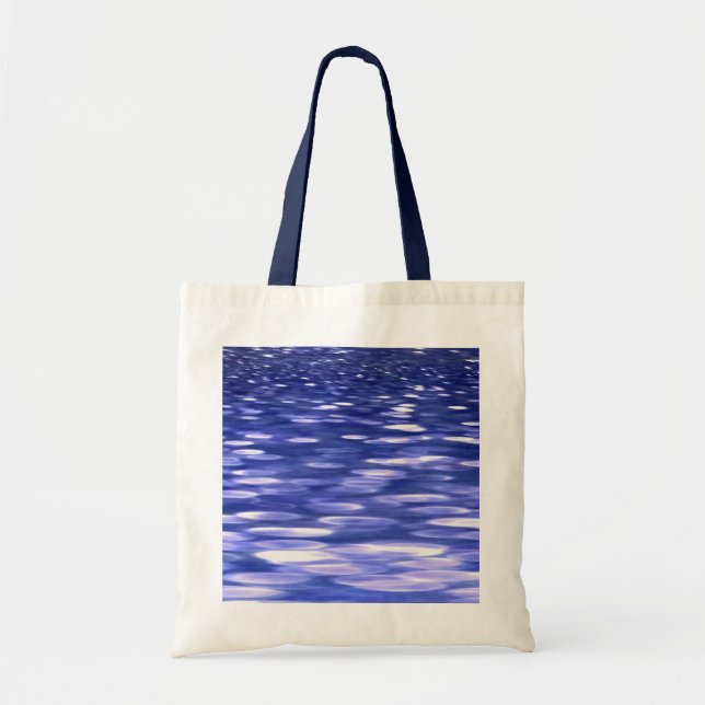 Abstract #3: Blue shimmer Tote Bag (Front)