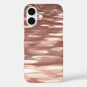 Abstract #3: Copper Rose Gold shimmer iPhone 16 Case