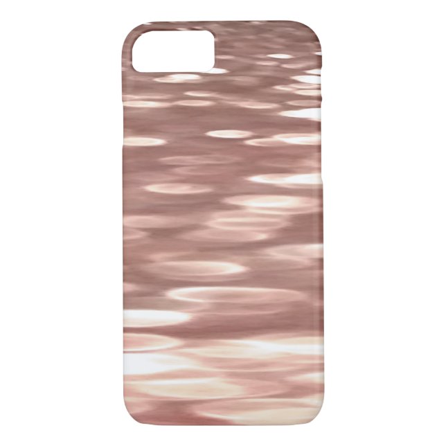 Abstract #3: Copper Rose Gold shimmer Case-Mate iPhone Case (Back)