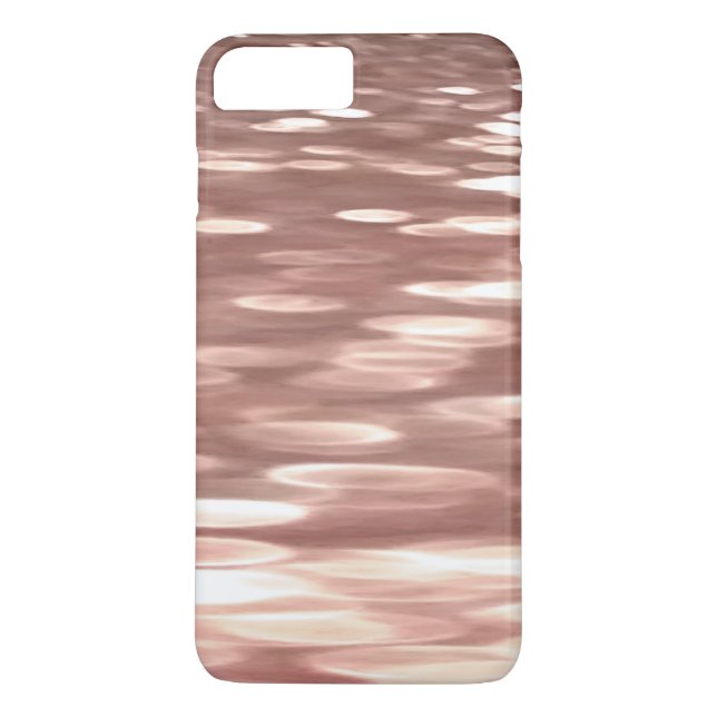 Abstract #3: Copper Rose Gold shimmer Case-Mate iPhone Case (Back)