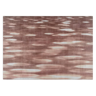 Abstract #3: Copper Rose Gold shimmer Cutting Board
