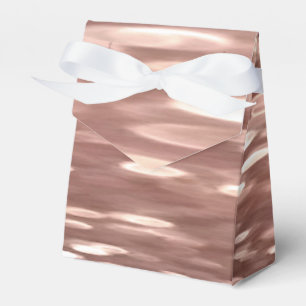 Abstract #3: Copper Rose Gold shimmer Favour Box