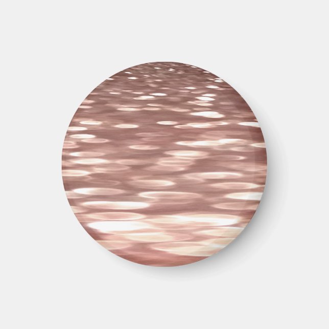 Abstract #3: Copper Rose Gold shimmer Magnet (Front)