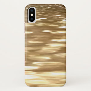 Abstract #3: Gold shimmer iPhone X Case