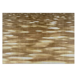 Abstract #3: Gold shimmer Cutting Board
