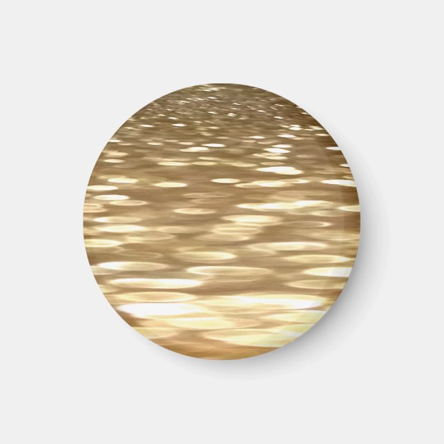 Abstract #3: Gold shimmer Magnet (Front)