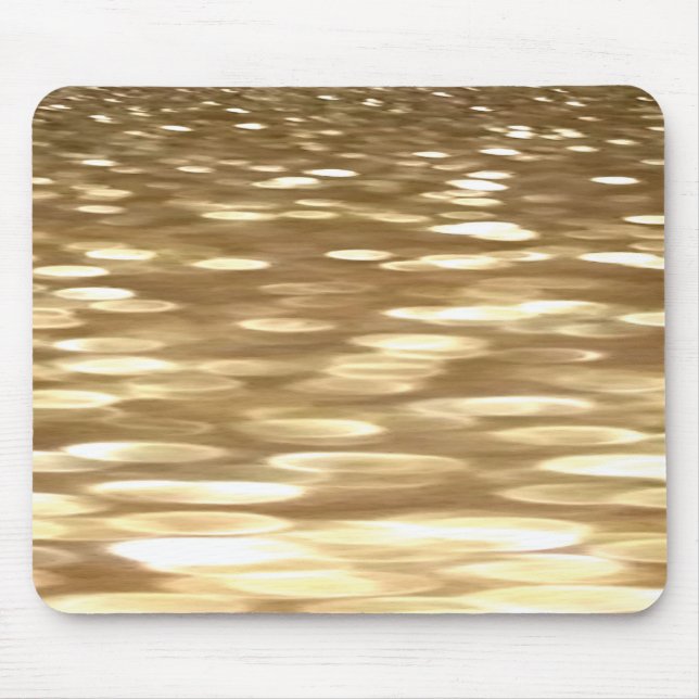 Abstract #3: Gold shimmer Mouse Mat (Front)