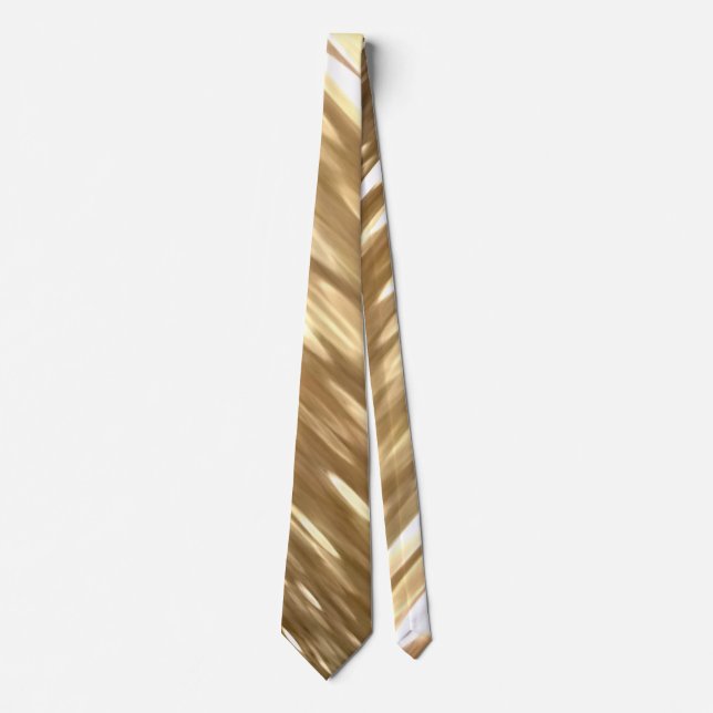 Abstract #3: Gold shimmer Tie (Front)