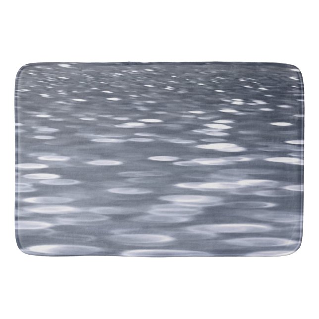 Abstract #3: Gunmetal shimmer Bath Mat (Front)