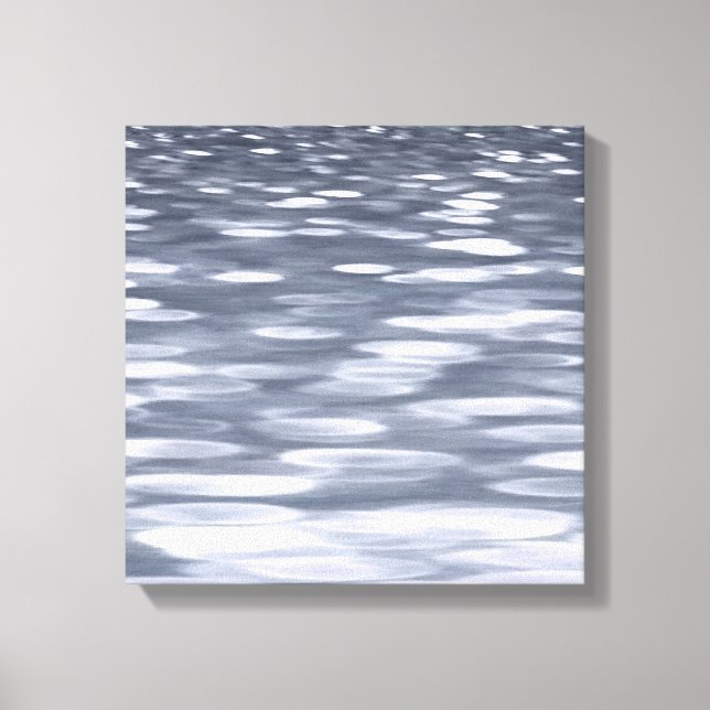 Abstract #3: Gunmetal shimmer Canvas Print (Front)