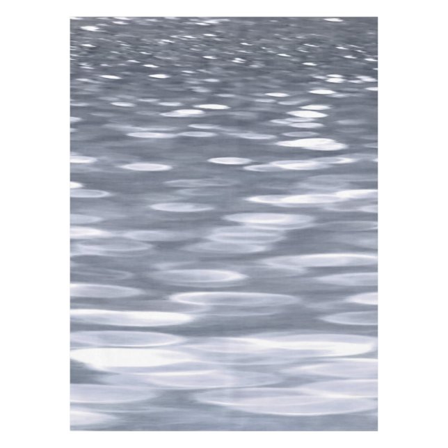 Abstract #3: Gunmetal shimmer Tablecloth (Front)