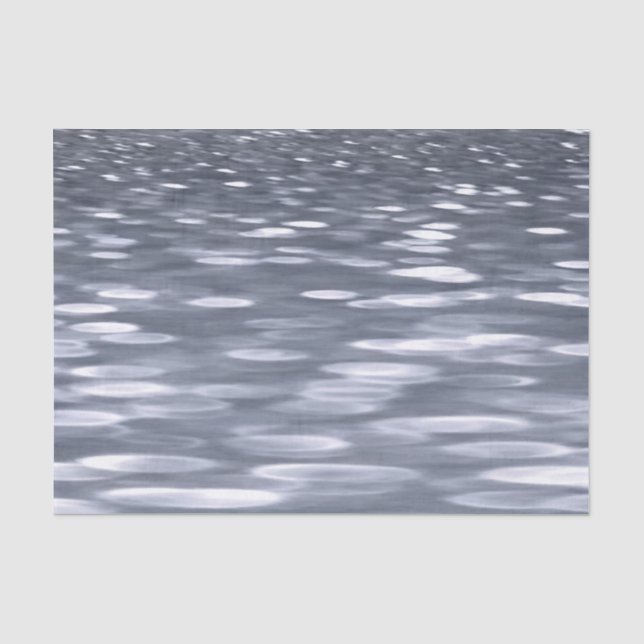 Abstract #3: Gunmetal shimmer Tissue Paper (Front)