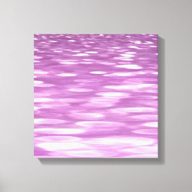 Abstract #3: Lilac Shimmer Canvas Print (Front)