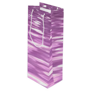 Abstract #3: Lilac Shimmer Wine Gift Bag