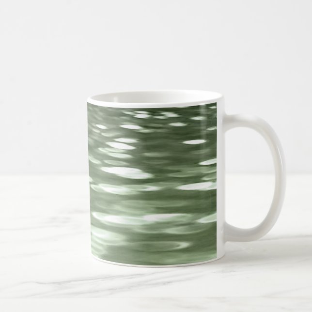 Abstract #3: Olive green blur Coffee Mug (Right)