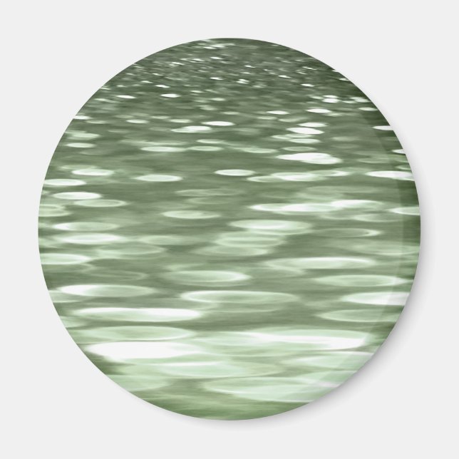 Abstract #3: Olive green blur Magnet (Front)