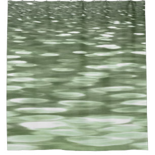 Abstract #3: Olive green blur Shower Curtain