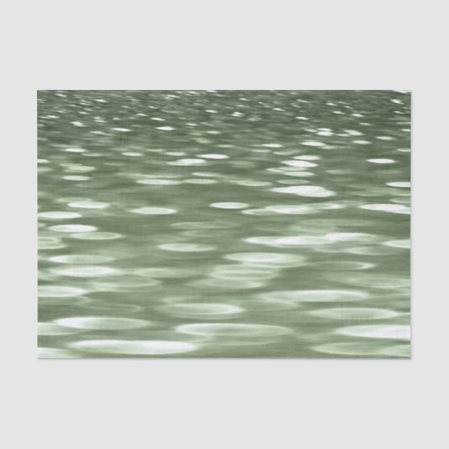 Abstract #3: Olive green blur Tissue Paper (Front)
