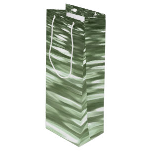 Abstract #3: Olive green blur Wine Gift Bag