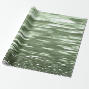 Abstract #3: Olive green blur Wrapping Paper