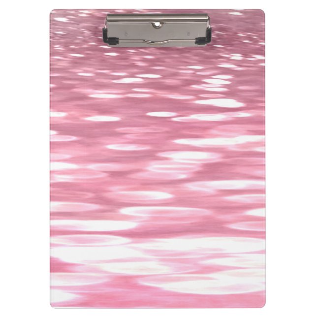 Abstract #3: Pink shimmer Clipboard (Front)
