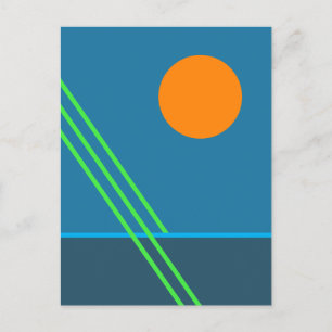 Abstract 3  postcard