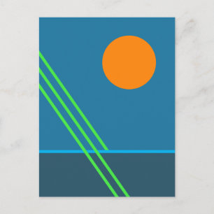 Abstract 3  postcard