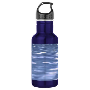 Abstract #3: Powder blue shimmer 532 Ml Water Bottle