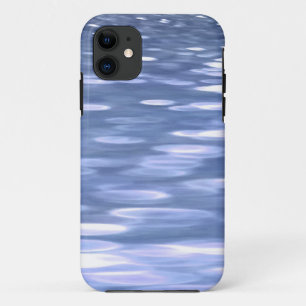 Abstract #3: Powder blue shimmer iPhone 11 Case