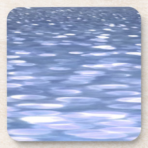 Abstract #3: Powder blue shimmer Coaster