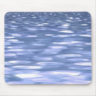Abstract #3: Powder blue shimmer Mouse Mat
