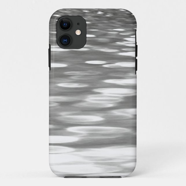 Abstract #3: Silver grey shimmer Case-Mate iPhone Case (Back)