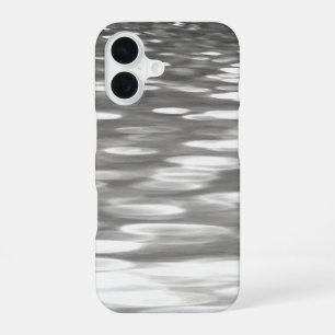 Abstract #3: Silver grey shimmer iPhone 16 Case