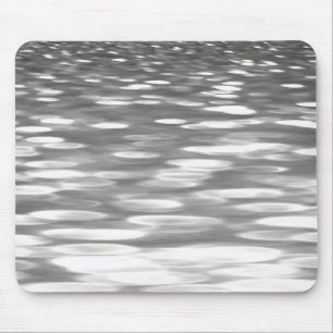 Abstract #3: Silver grey shimmer Mouse Mat