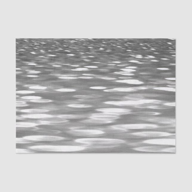 Abstract #3: Silver grey shimmer Tissue Paper (Front)