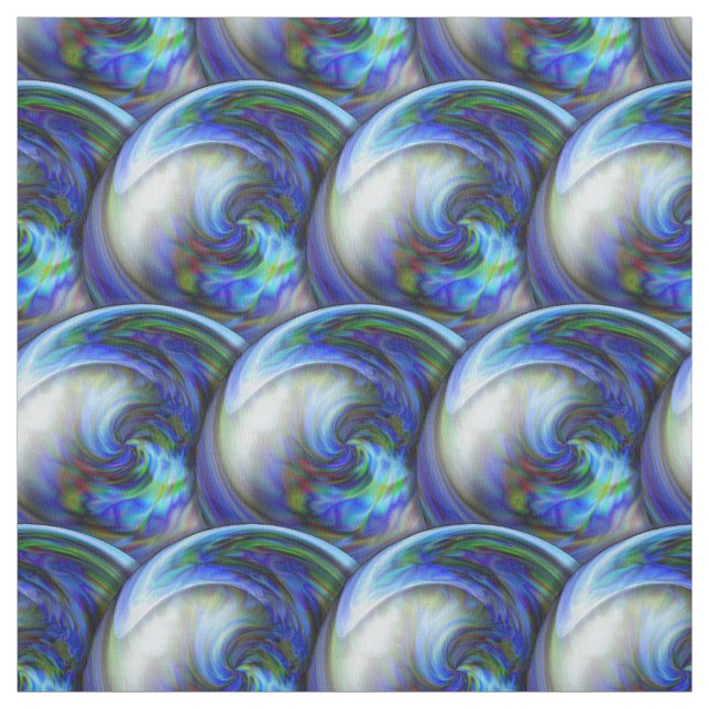 Abstract 3d circles pattern with bubbles. fabric (Swatch)