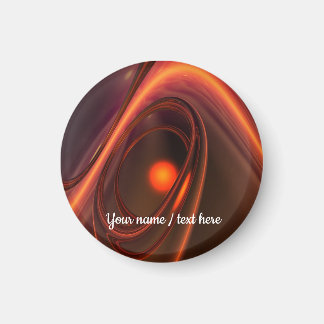 Abstract 3d Design, soft shapes and reflections Magnet
