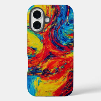 Abstract 3D digital oil painting iPhone 16 Case